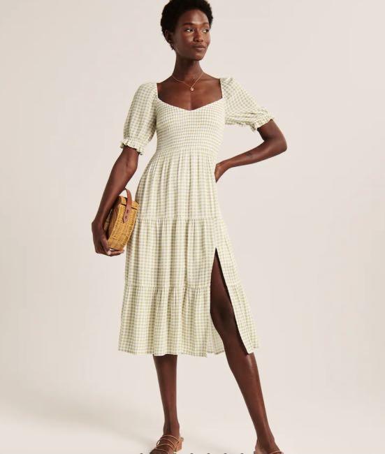 Abercrombie green dress online