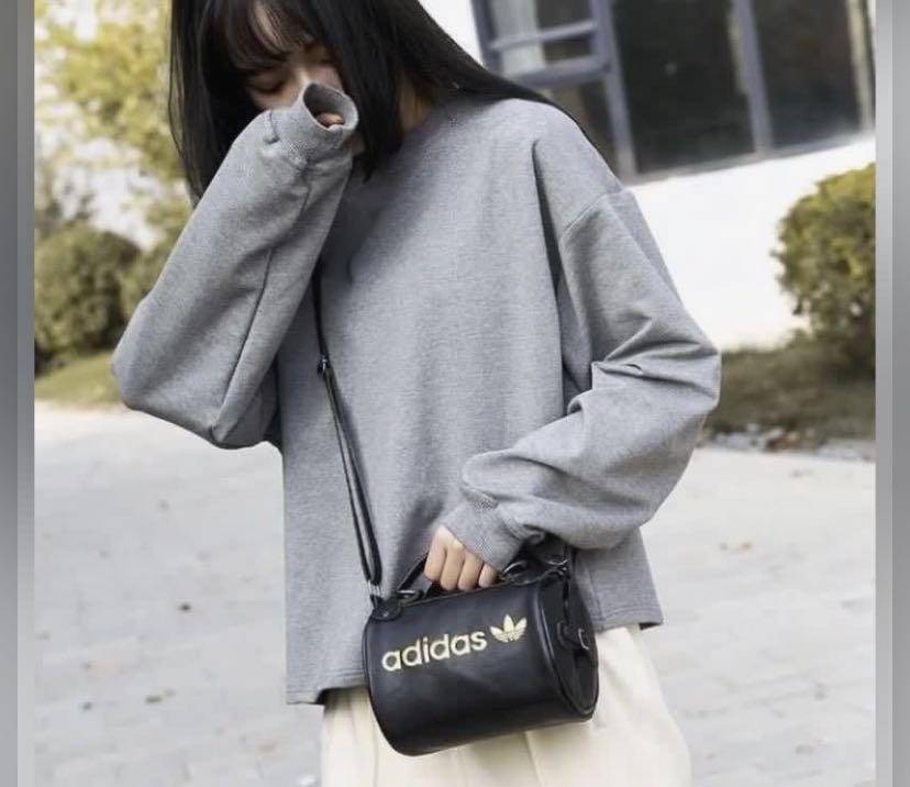 Adidas Bag Women Shoulder Sling Bag Cylinder bag crossbody Bag
