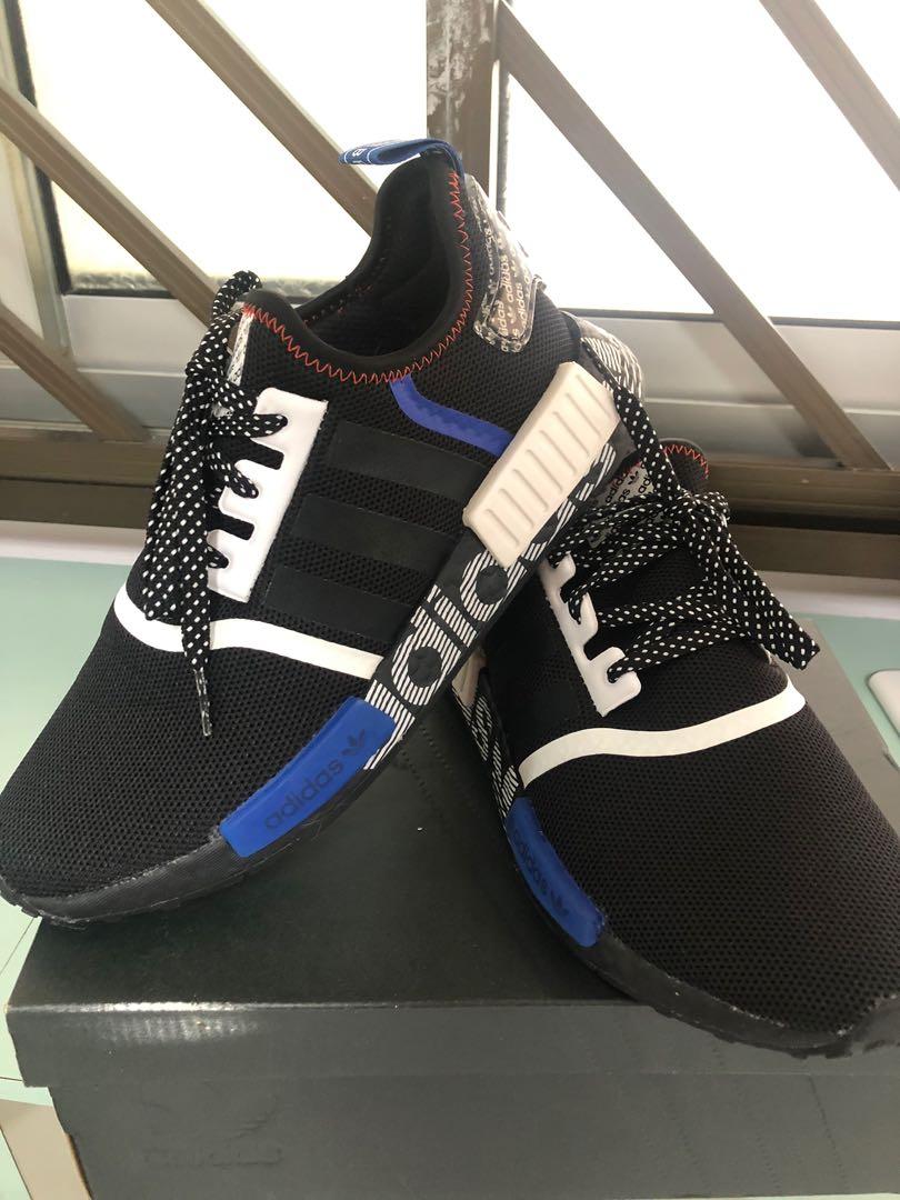 Originals nmd deals r1 black/royal/active red