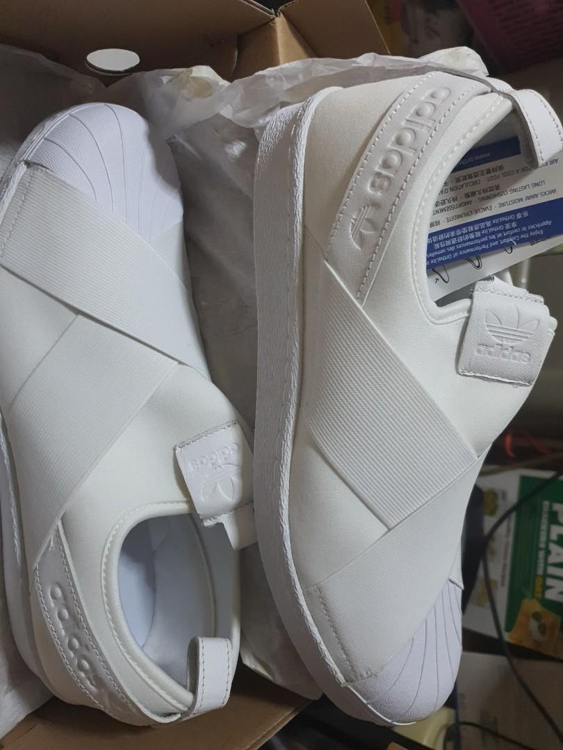 Adidas Superstar Slip On Men Shoes White BZ0111 Men s Fashion