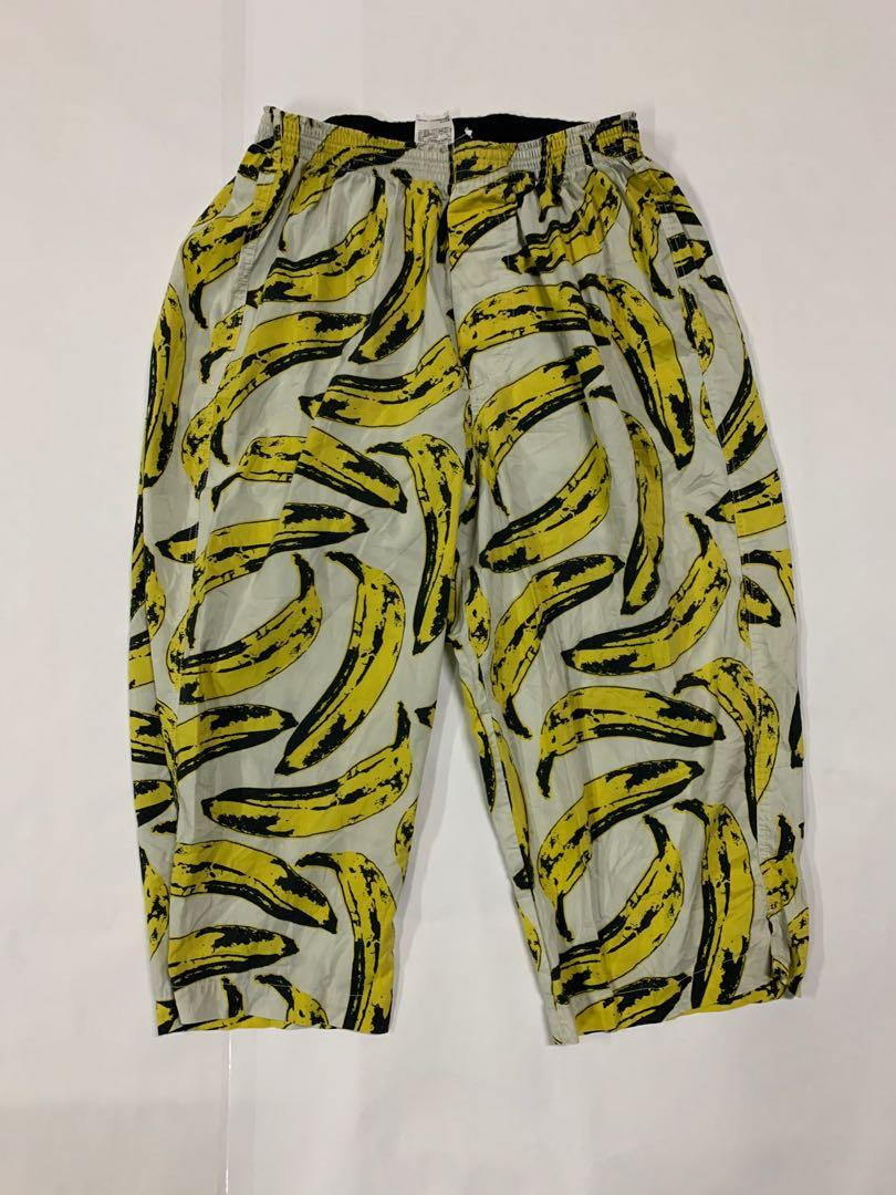 Andy Warhol Banana Short Pants Men s Fashion Tops Sets