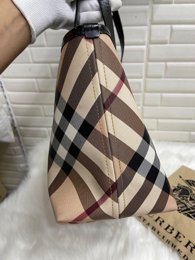 Authentic Burberry Novacheck Neverfull Type Tote Shoulder Bag In PM Size With Pouch Luxury Bags Wallets on Carousell