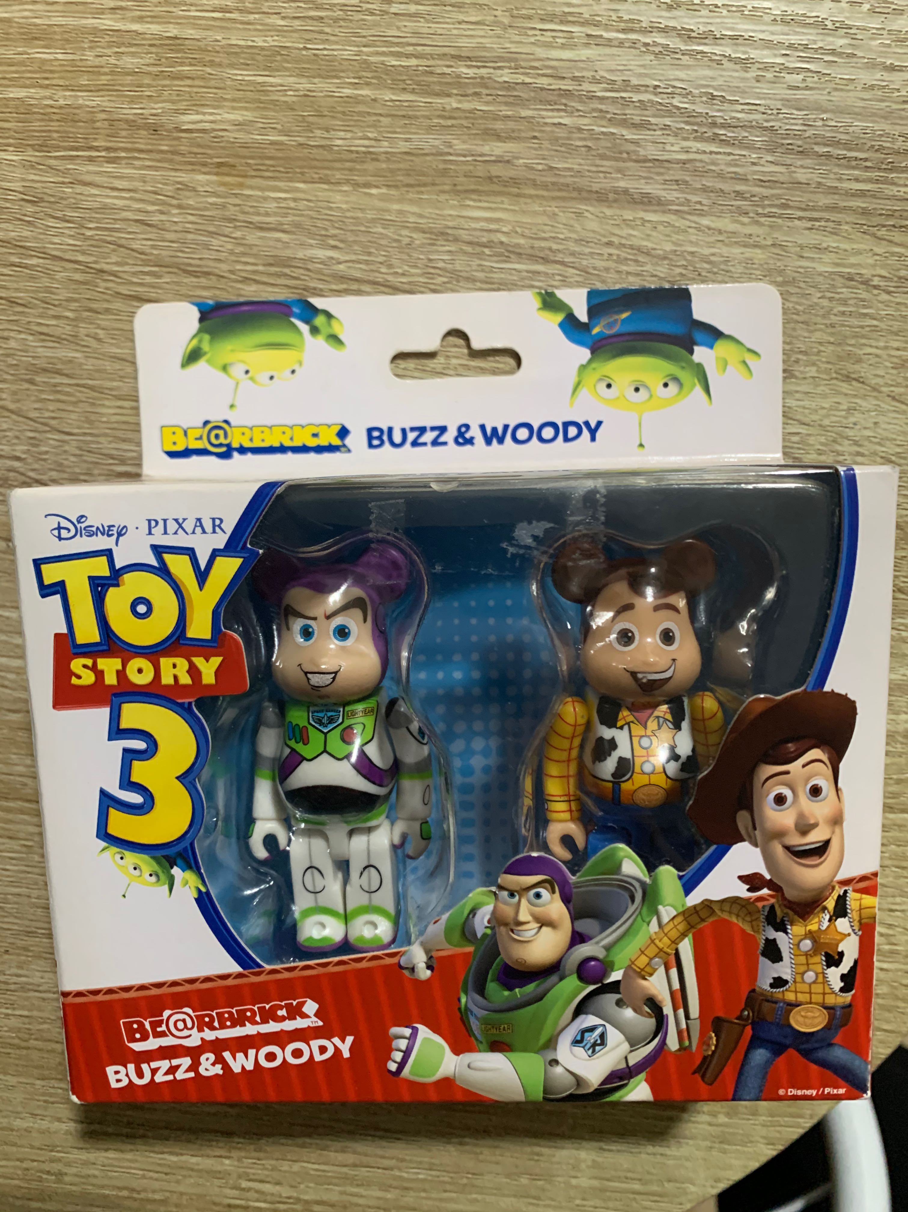BE＠RBRICK 100％ トイストーリー3 バズ＆ウッディ ベアブリック