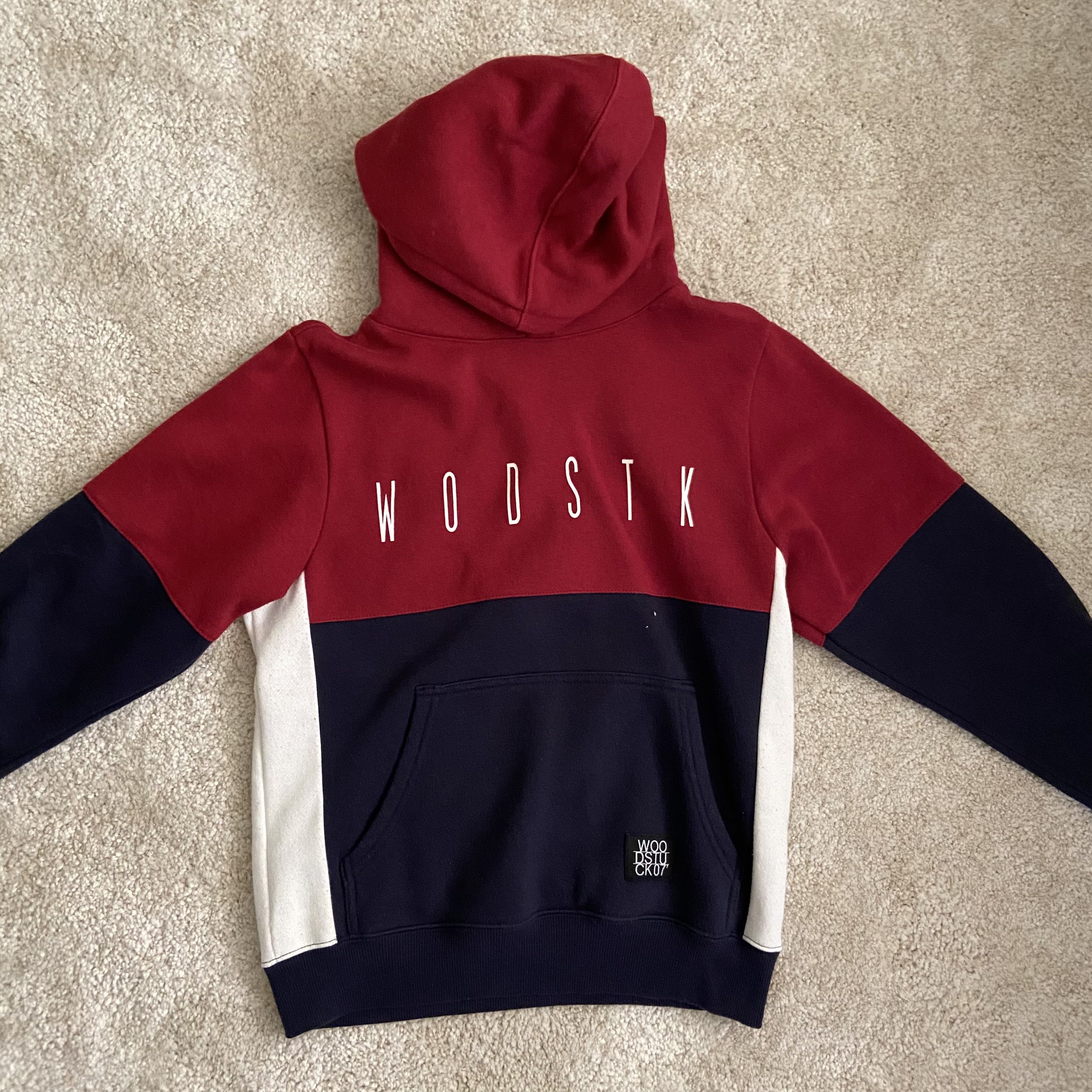 Red and deals blue hoodie