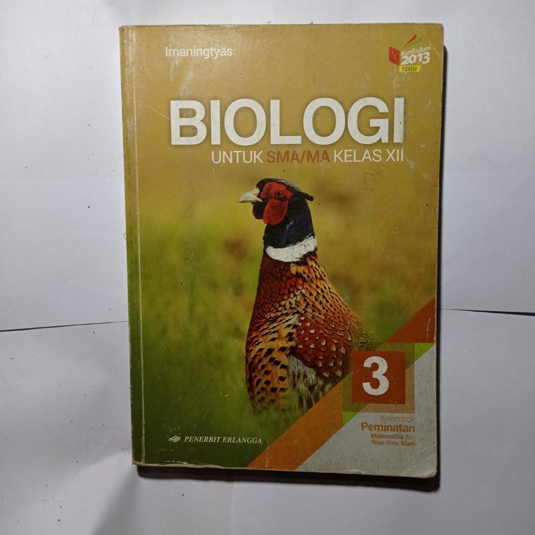 Biologi Kelas 12 Sma Erlangga Buku Alat Tulis Buku Pelajaran Di Carousell