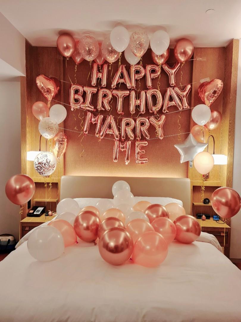 birthday decoration Hotel decoration proposal marry me anniversary baby shower room decorations mothers day party decorations helium