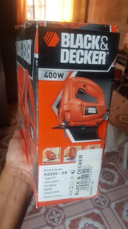 Black and Decker Electric Jigsaw Model KS500 400W with Free