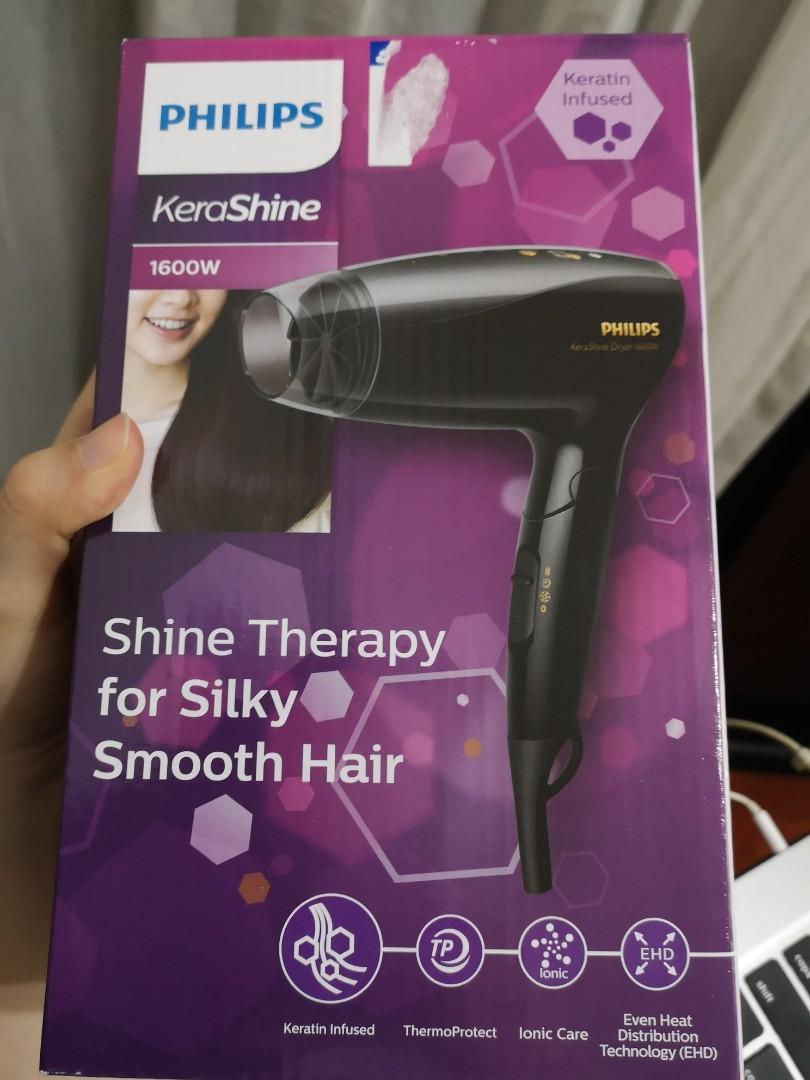 BN Philips kerashine bhc111 keratin infused hairdryer