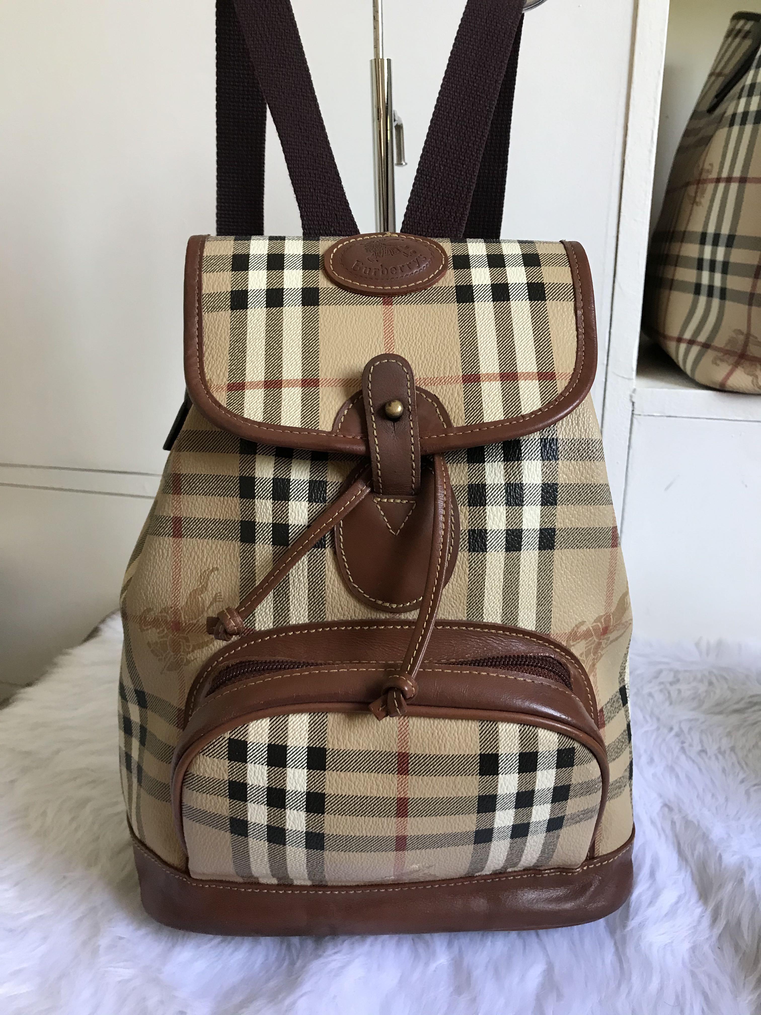Burberry 2025 vintage backpack