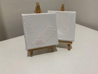 canvas board  and easel stand bundle