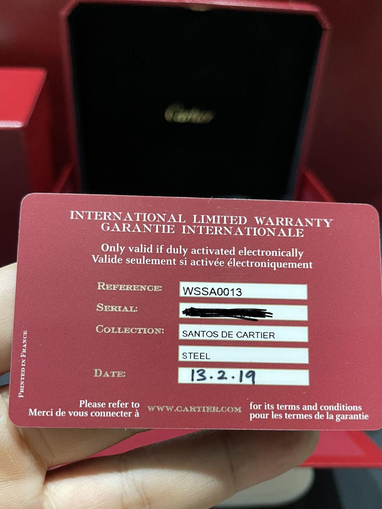 Cartier santos gradient blue hot sale
