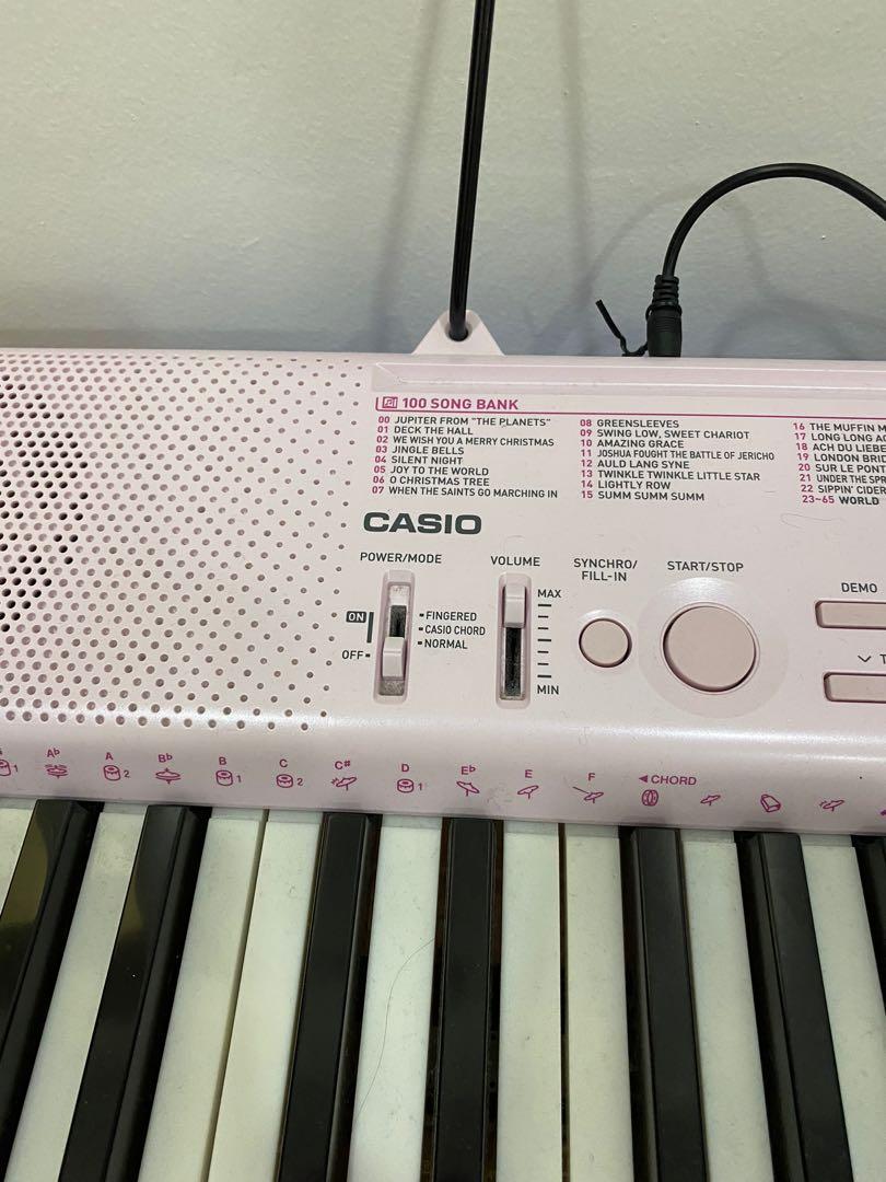Casio LK127 Pink Keyboard, Hobbies & Toys, Music & Media, Musical ...
