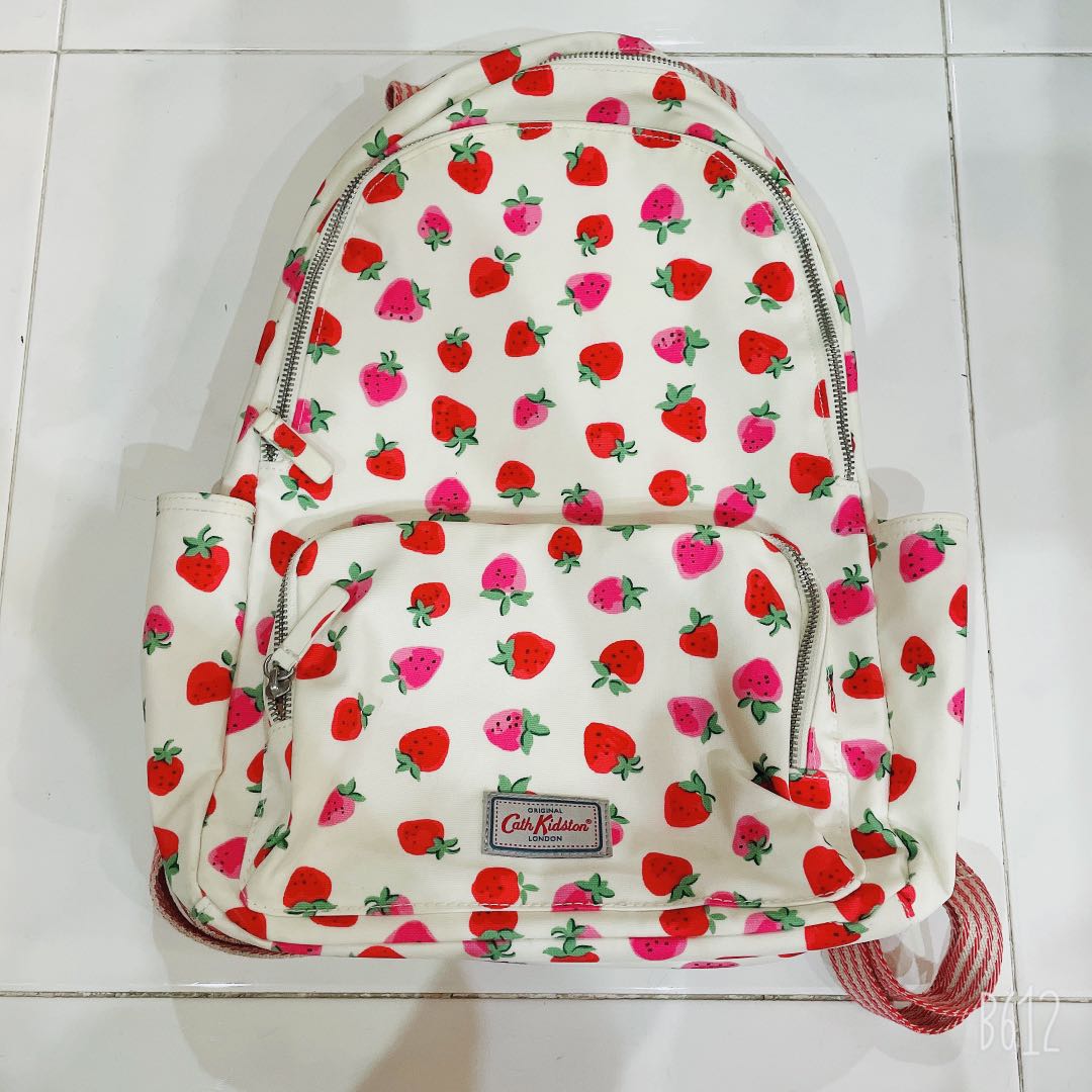 Cath Kidston Strawberry Backpack Women s Fashion Bags