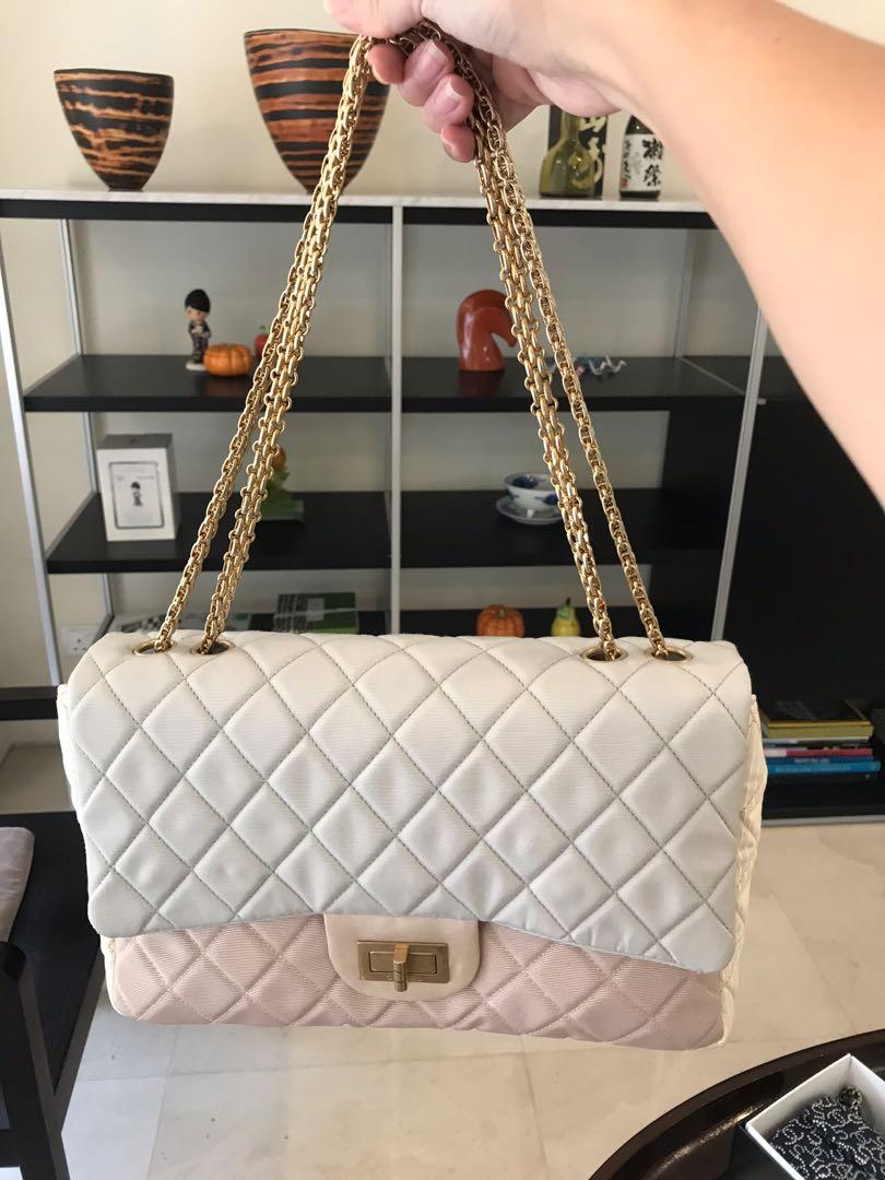 Chanel  pastel fabric, Luxury, Bags & Wallets on Carousell