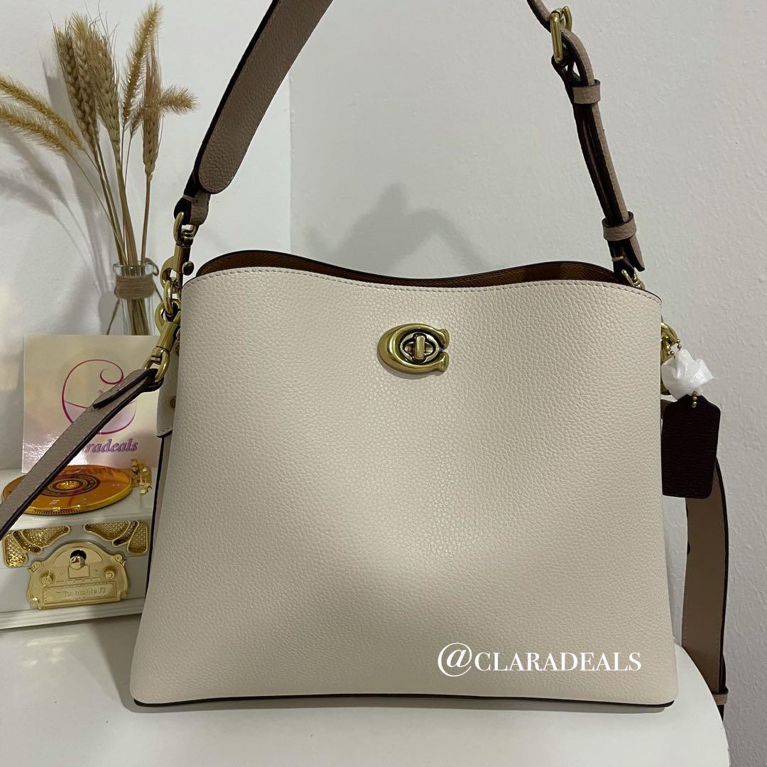 Coach Willow Bucket Bag White, Women's Fashion, Bags & Wallets, Tote Bags  on Carousell