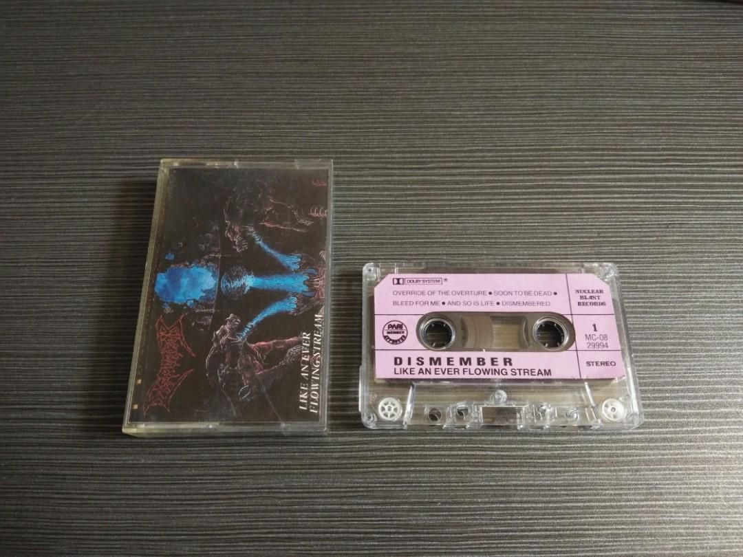 Dismember Like An Ever Flowing Stream Cassette Hobbies Toys Music Media Cds Dvds On Carousell