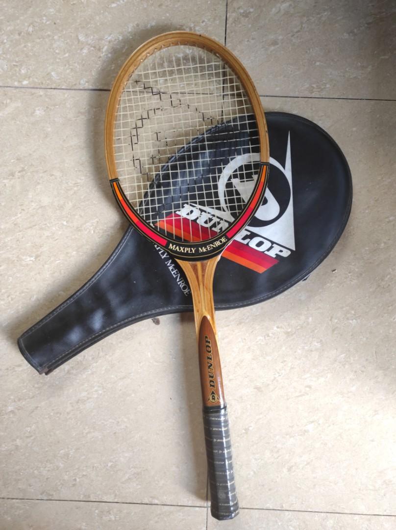 Details about   Dunlop Maxply Mcenroe 4 1/2 Tennis RacquetFair Condition 