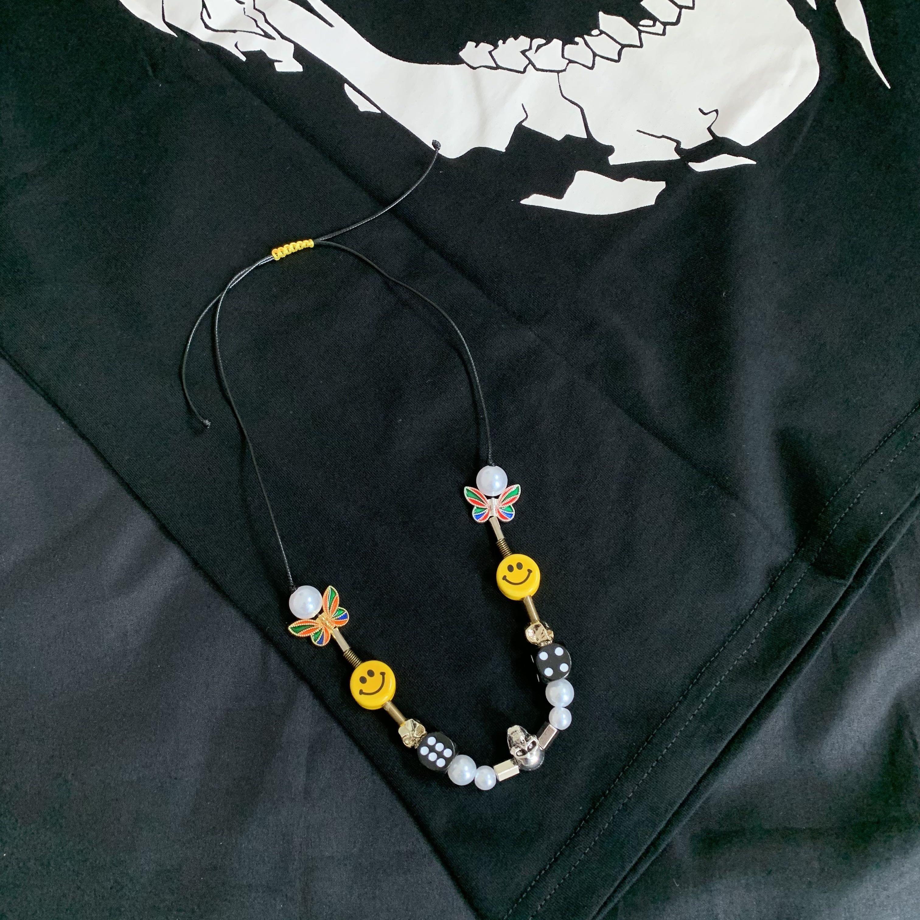Asap rocky outlet smiley necklace