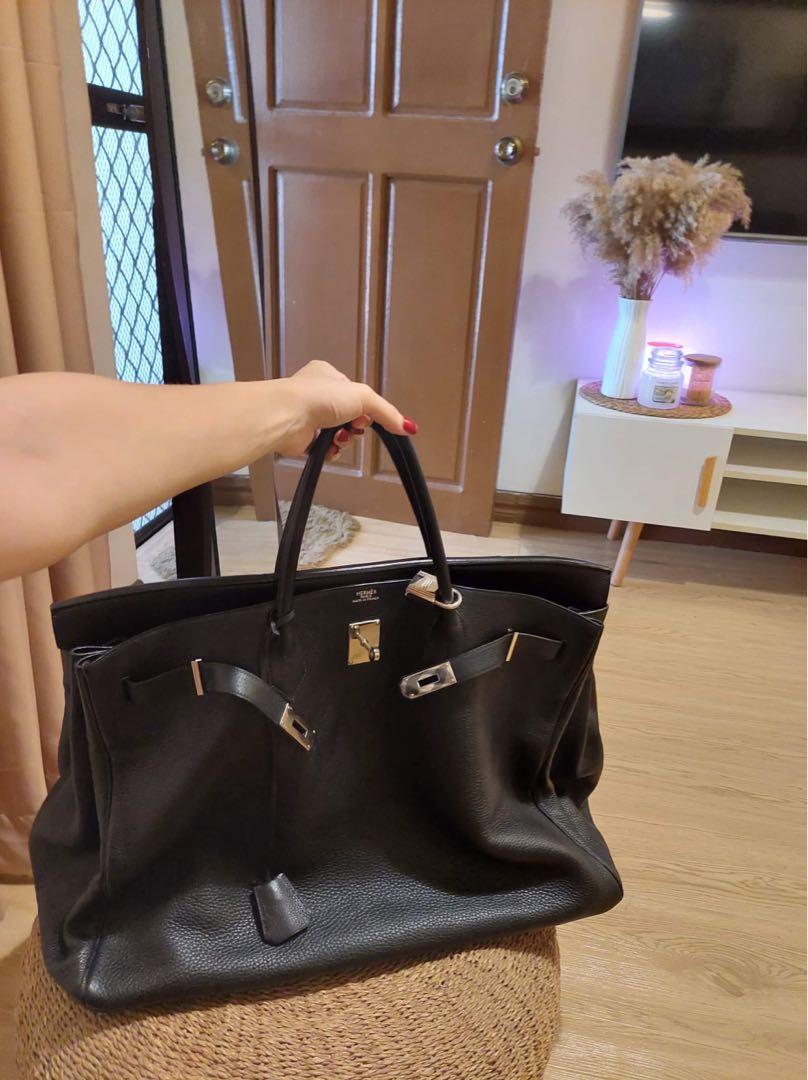 FAST DEAL Authentic Hermes Birkin HAC 55 Haut Courroies