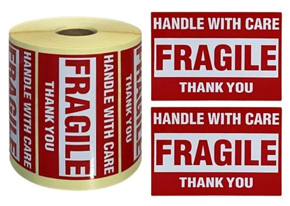 500 2x3 Fragile Label/Sticker HF2304R 