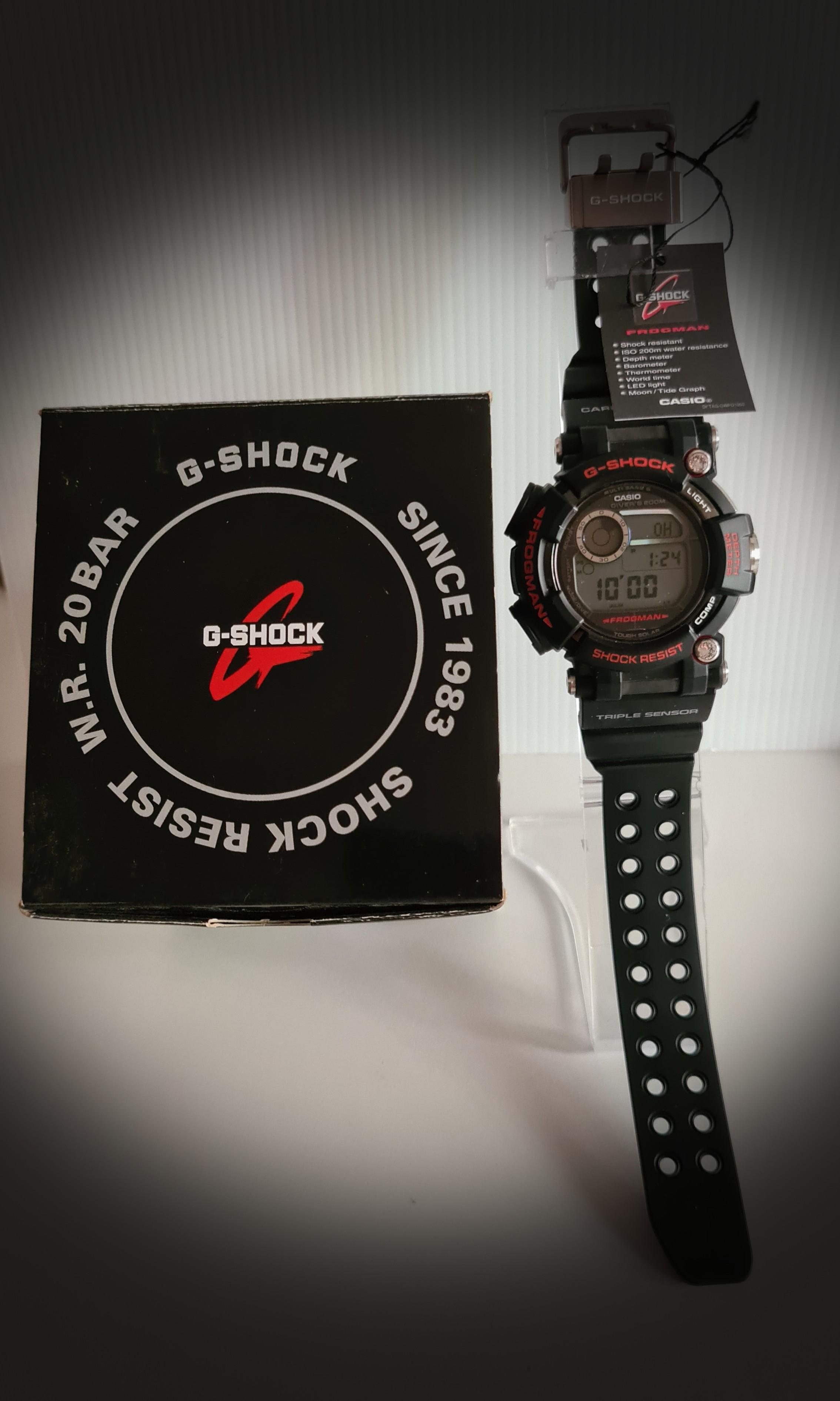 G Shock Frogman Gwf D1000 1DR .Full Set Used But Not Abused