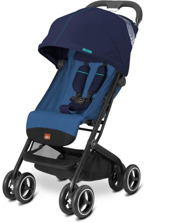 GB Qbit Plus Stroller Seaport Blue Babies Kids Going Out Strollers on Carousell