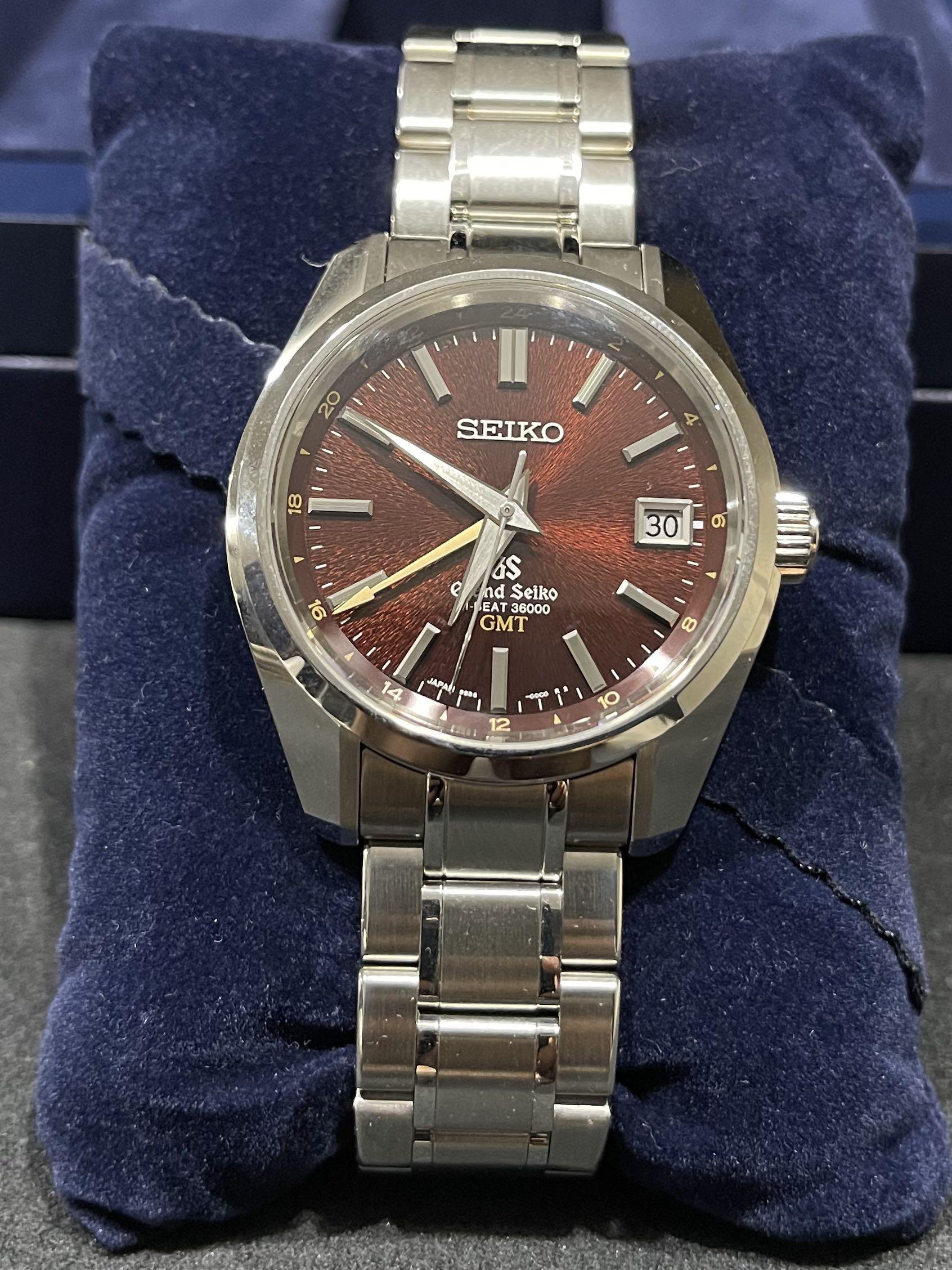 GRAND SEIKO HI-BEAT 36000 GMT LIMITED EDITION SBGJ021 NOS, Luxury, Watches  on Carousell