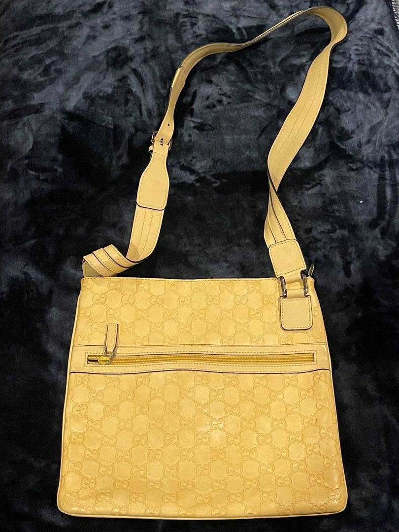 Gucci Men Leather Bag, Men's Fashion, Bags, Sling Bags on Carousell