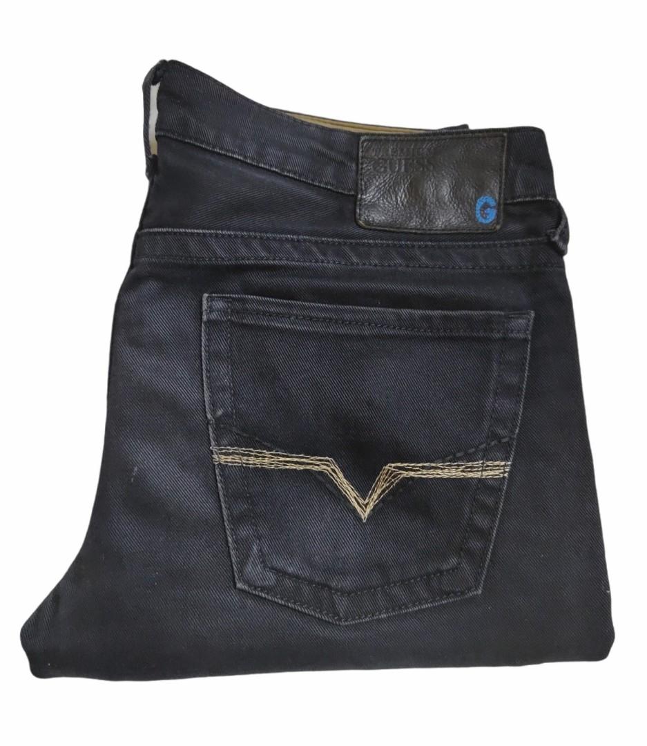 Guess Premium Super Black slim fit original jeans Men s Fashion