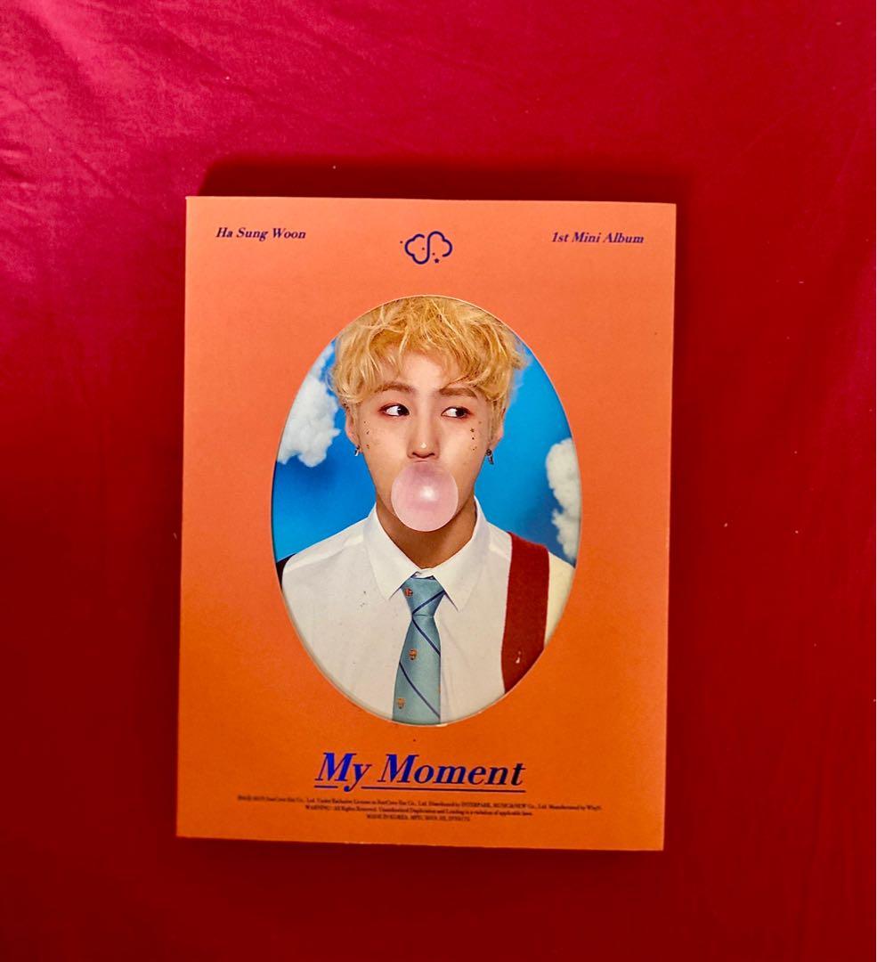 Ha Sungwoon My Moment Album Hobbies Toys Memorabilia Collectibles K Wave On Carousell