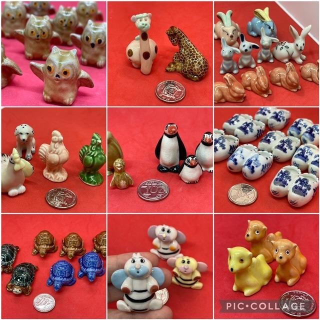 Handmade Miniature Ceramic for home decoration animals figurines dollhouse miniature ceramic