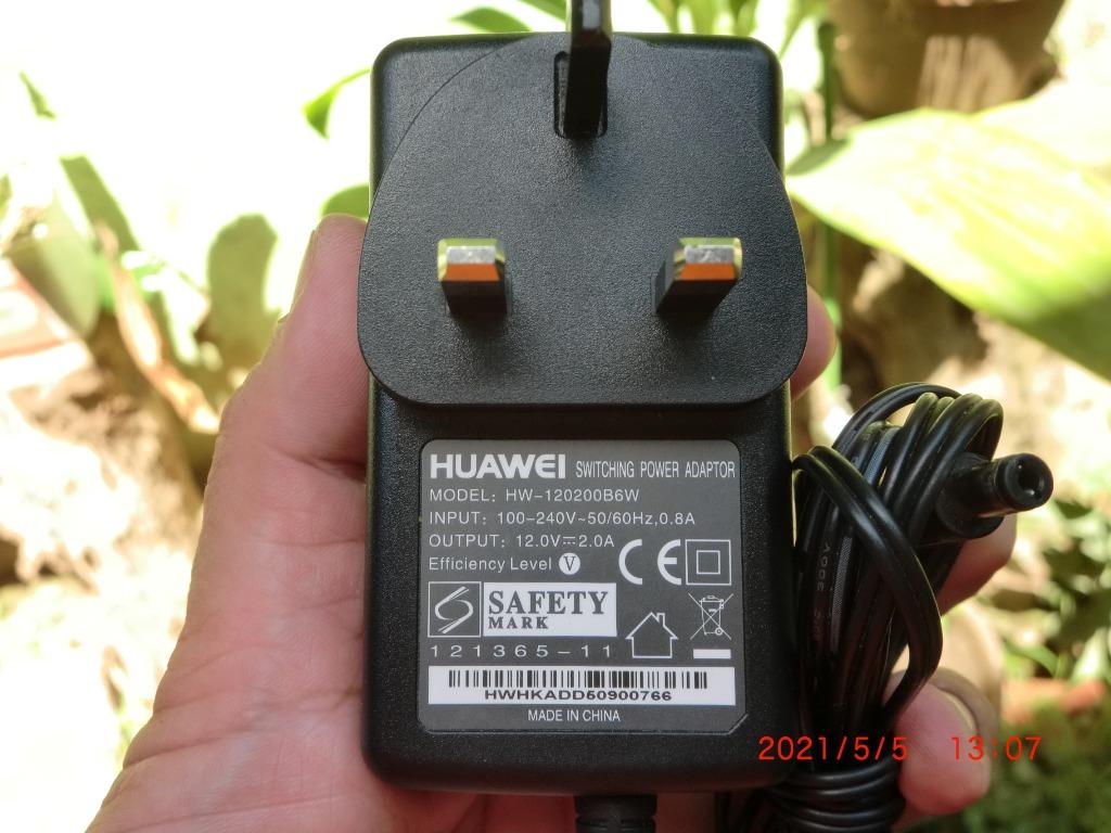 Huawei Switching Power Adapter OUTPUT 12.0V 2.0A (Category: Chargers & Cables) located in Carmona. Submitted by rpute (Listing ID 1085822363, Image 1). Description: .
