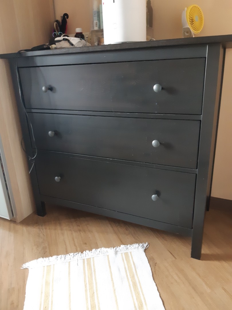 Ikea Hemnes Chest Of 3 Drawers Home Furniture Furniture On Carousell