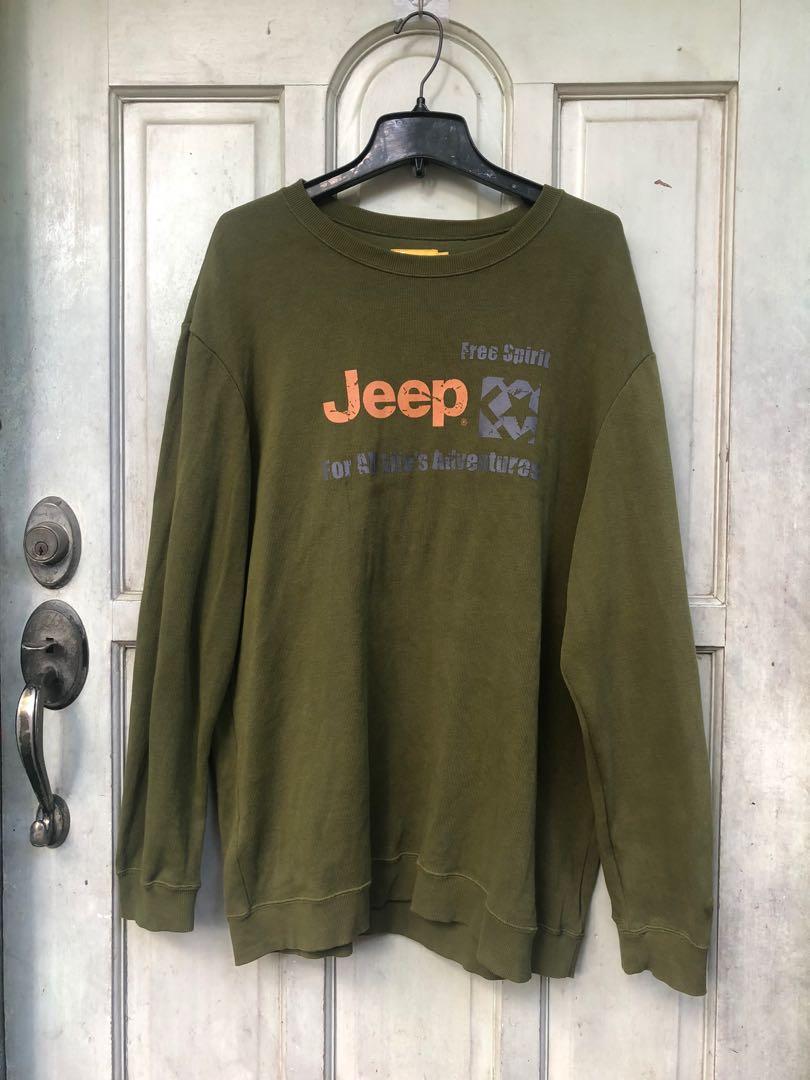 Jeep sweatshirt, Men's Fashion, Tops 