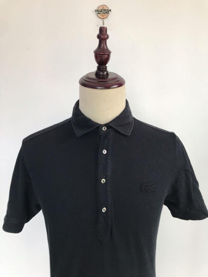 Lacoste Vintage Washed Men s Fashion Tops Sets Tshirts Polo