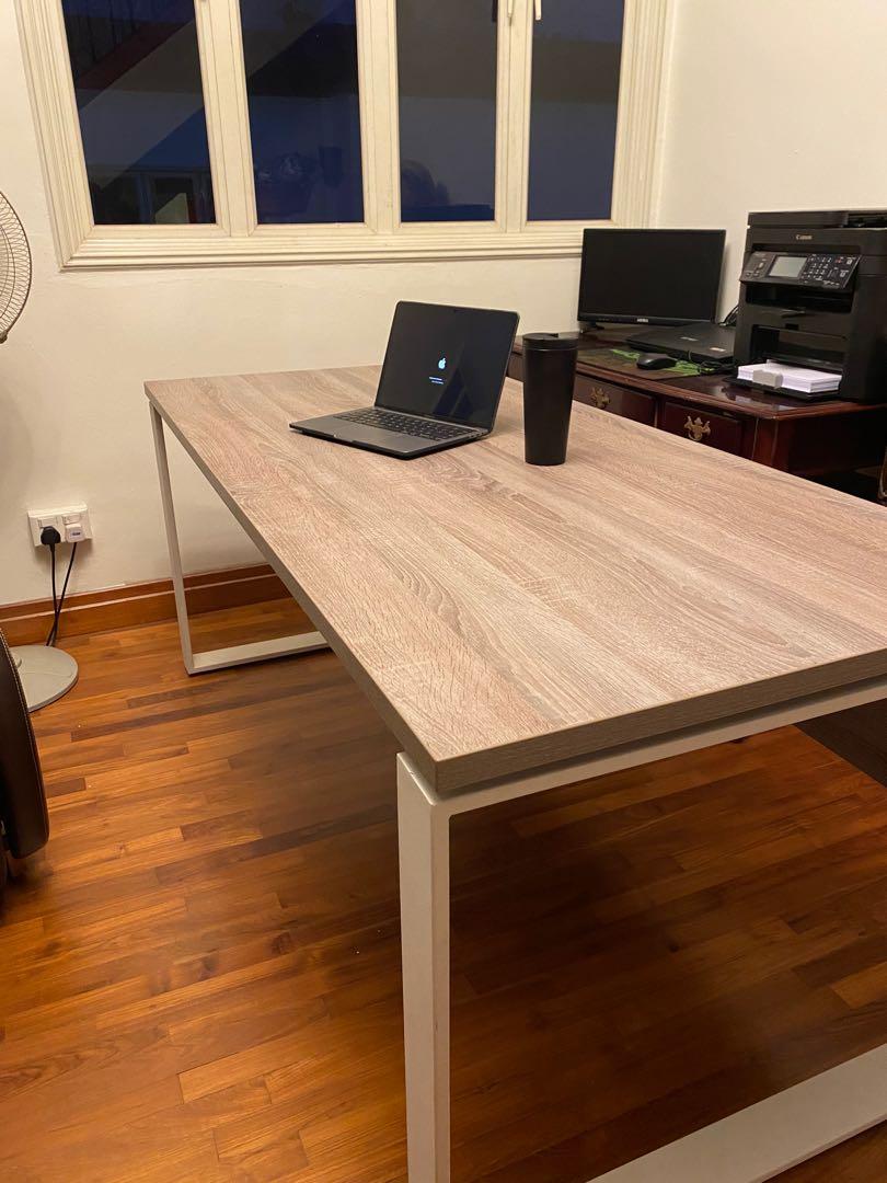 Large study work table 170cm Furniture Home Living Furniture