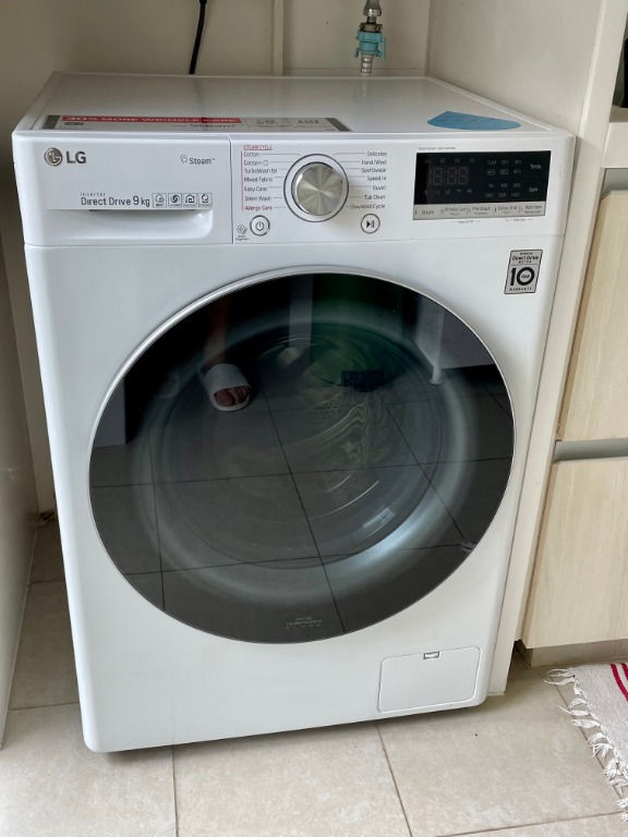 LG FV1409S3W Washing Machine, TV & Home Appliances, Washing Machines and Dryers on Carousell