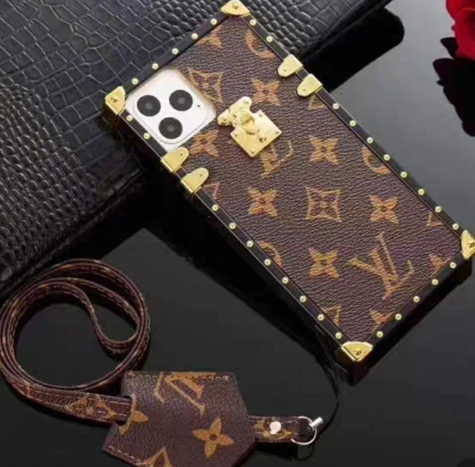 Eye Trunk Women's Luxury LV Clutch Phone Case