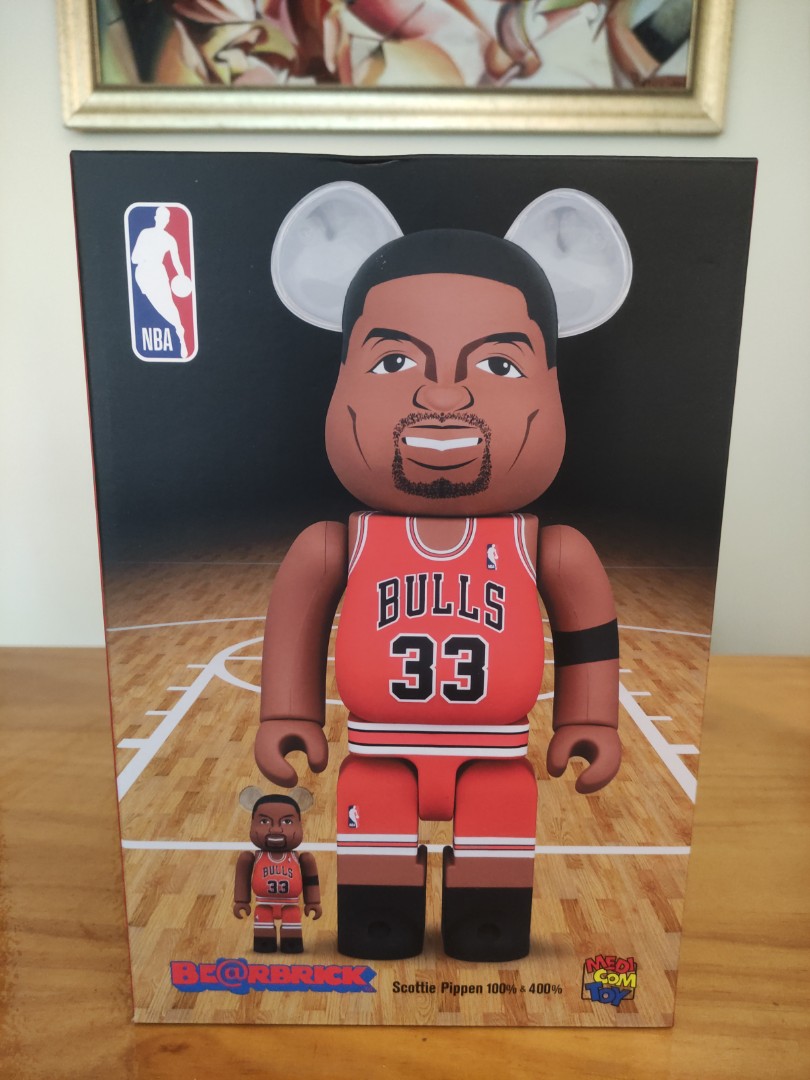 Medicom Be@rbrick 2020 NBA Basketball Bulls Scottie Pippen 400% +