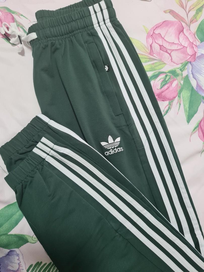 white adidas tracksuit pants