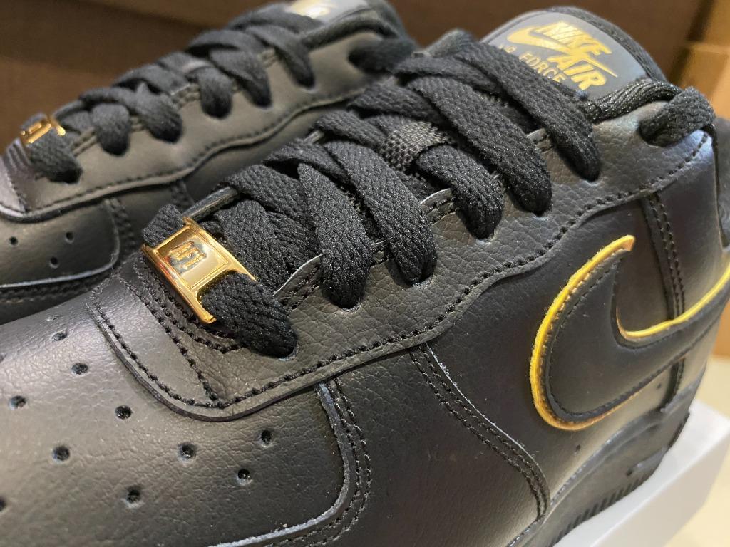 Nike air force top black sale