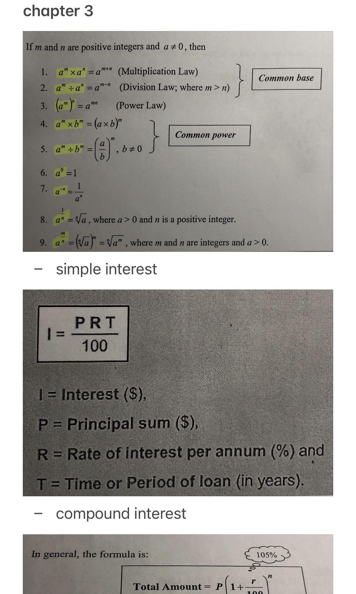 O level Elementary math notes (Category: Assessment Books) located in Singapore. Submitted by chunkiies (Listing ID 1085892150, Image 1). Description: - notes available in soft & hard copy (soft copy will be sent to your email once payment is made) - attained 9 distinctions in O levels, with a net L1R5 of 3 - postage fees depend on weight of notes - notes are VERY concise, great for last min. recaps on key concepts and definitions price : - soft 