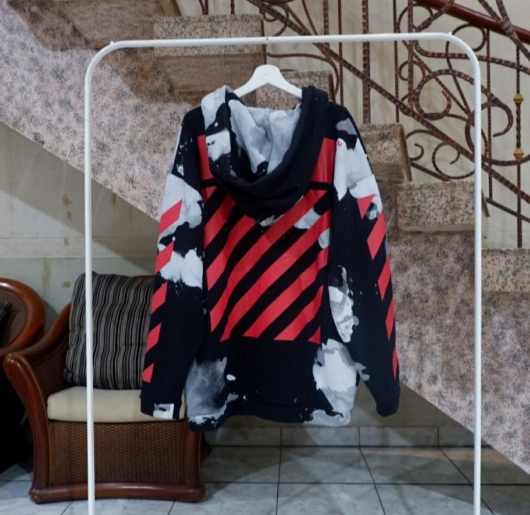 Off white liquid spots hoodie cheap