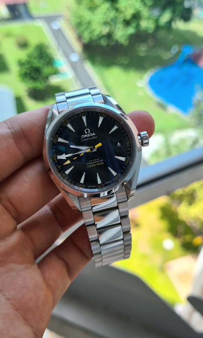 Omega Aqua Terra 15k gauss bumblebee