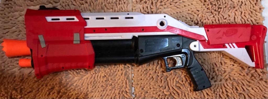 Original Nerf Fortnite TS Blaster Free 6 Rounds Mega Darts (Category: Action & Battle Toys) located in Makati City. Submitted by shirley.shirley1 (Listing ID 1085772451, Image 2). Description: Nerf Fortnite TS Blaster Excellent Condition Please See Picture For Reference With Dart Holder Free 6 Mega Darts Collectible Item Excellent Gift Idea for Kids and Kids @ Heart. Meet Ups: Robinson’s Galleria Mall or McDonalds Emerald Ortigas Center or Buyer 