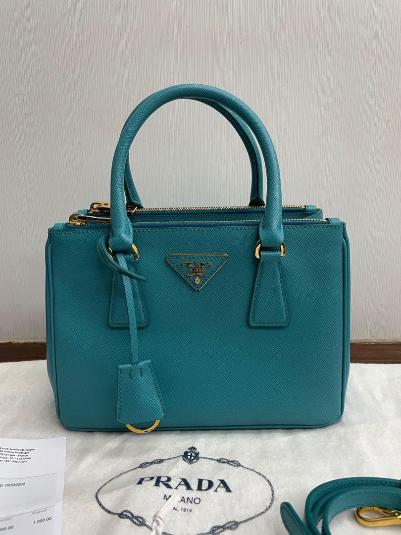 PRADA GALLERIA Classic Galleria Saffiano leather mini-bag  1BA906_NZV_F077U_V_EOM in 2023