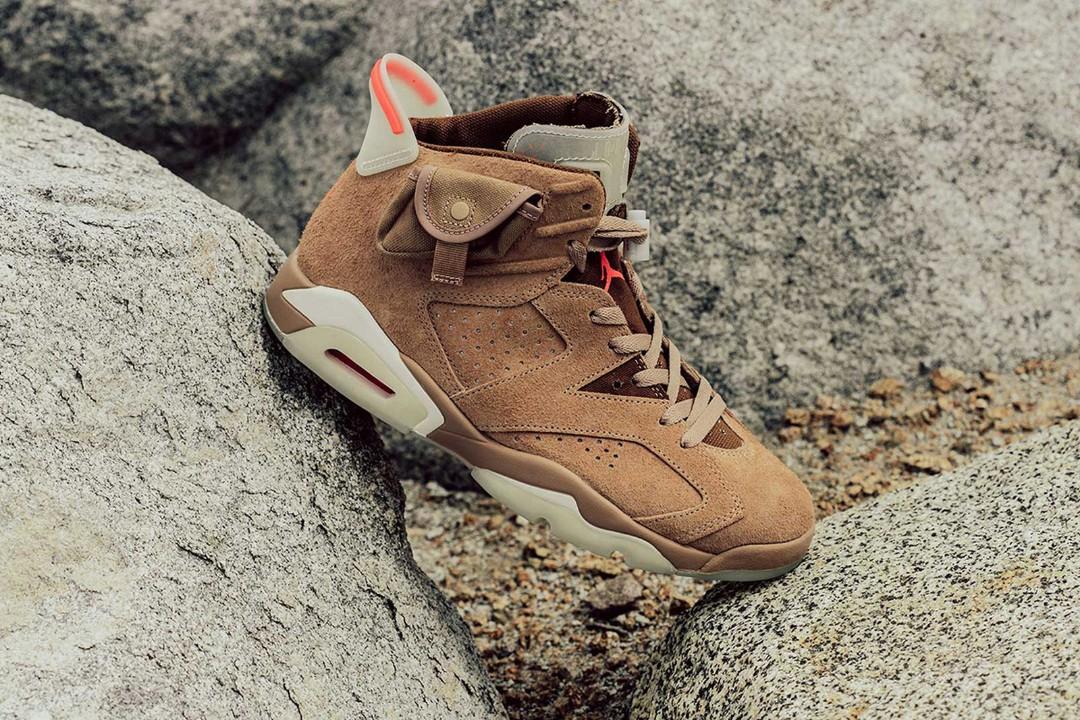 Travis scott x air jordan 6 british khaki Outlet