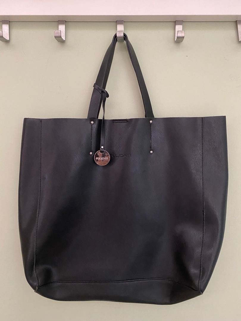 Pulicati leather tote bag discount