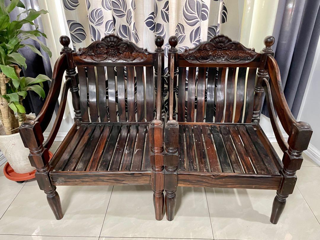 Pure Kamagong Sala Set Furniture Home Living Furniture Sofas