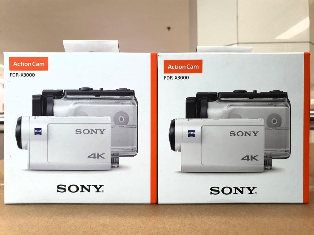 Sony Fdr X3000 4k Action Camera With Wi Fi Gps Photography Cameras On Carousell